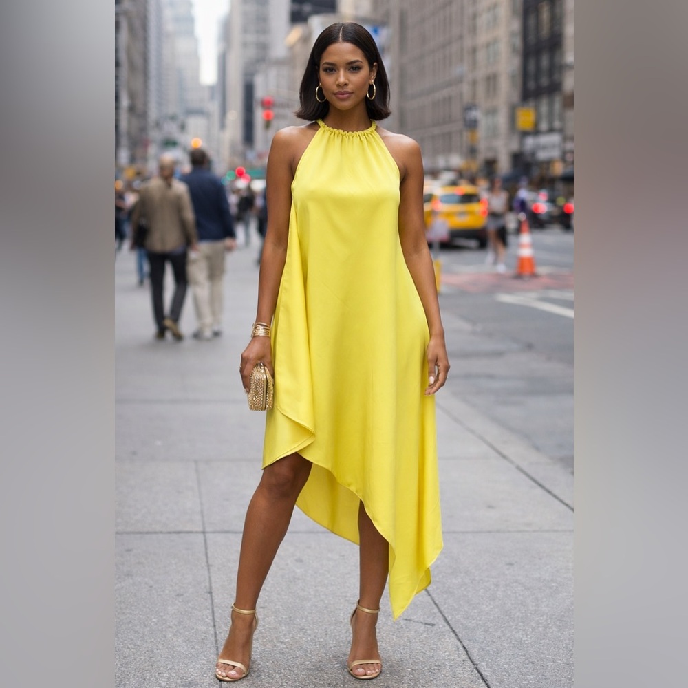 Sleeveless Asymmetrical Dress by RACHEL Rachel Roy